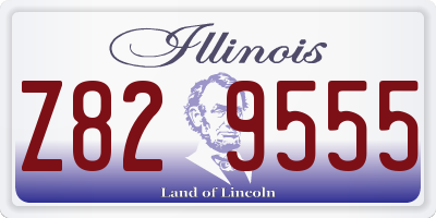 IL license plate Z829555