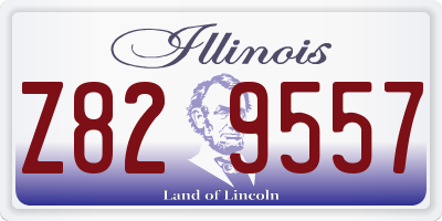 IL license plate Z829557