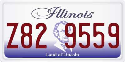 IL license plate Z829559