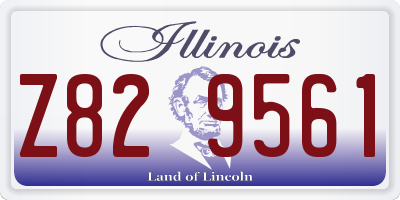 IL license plate Z829561