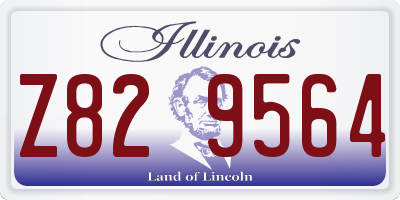 IL license plate Z829564