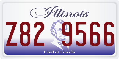 IL license plate Z829566