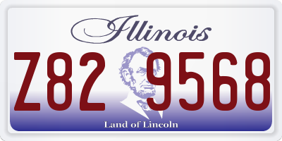 IL license plate Z829568