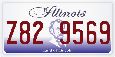 IL license plate Z829569