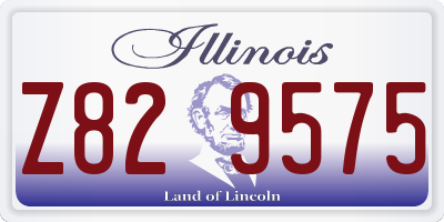 IL license plate Z829575