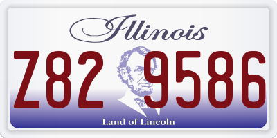 IL license plate Z829586