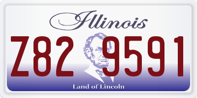 IL license plate Z829591