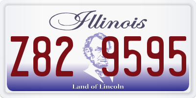 IL license plate Z829595