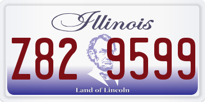 IL license plate Z829599