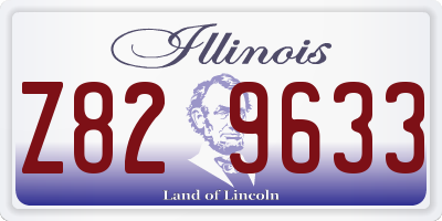 IL license plate Z829633