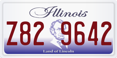 IL license plate Z829642