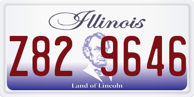 IL license plate Z829646