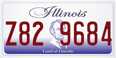 IL license plate Z829684