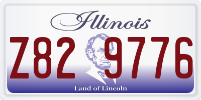 IL license plate Z829776
