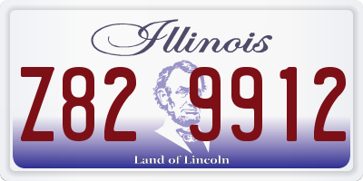 IL license plate Z829912