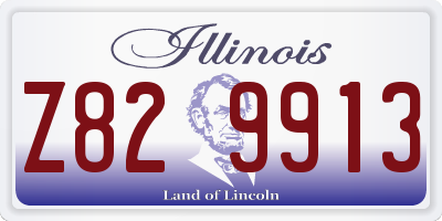 IL license plate Z829913