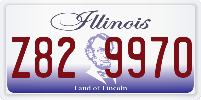 IL license plate Z829970