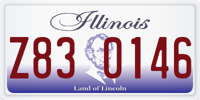 IL license plate Z830146