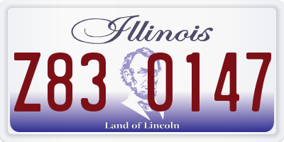 IL license plate Z830147