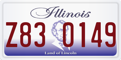 IL license plate Z830149