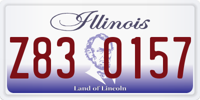 IL license plate Z830157