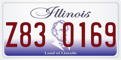 IL license plate Z830169