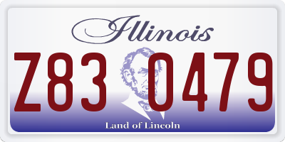 IL license plate Z830479