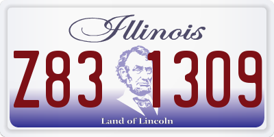IL license plate Z831309
