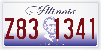 IL license plate Z831341