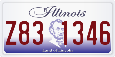 IL license plate Z831346