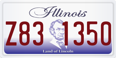 IL license plate Z831350