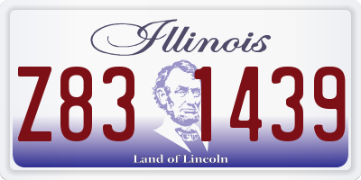 IL license plate Z831439