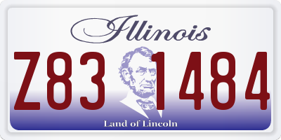 IL license plate Z831484