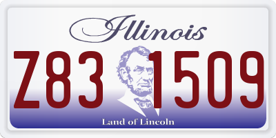 IL license plate Z831509