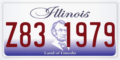 IL license plate Z831979