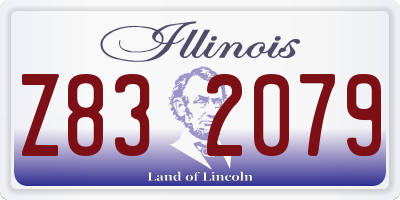 IL license plate Z832079