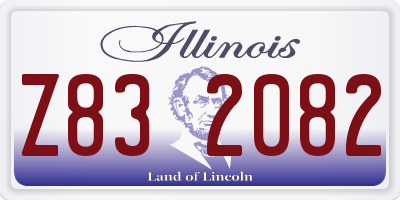 IL license plate Z832082