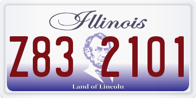 IL license plate Z832101