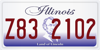 IL license plate Z832102