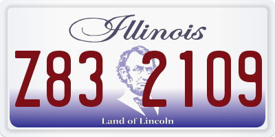 IL license plate Z832109