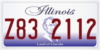 IL license plate Z832112