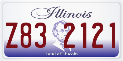 IL license plate Z832121