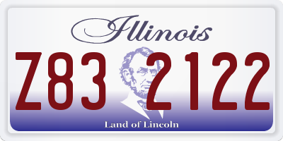 IL license plate Z832122