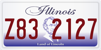 IL license plate Z832127