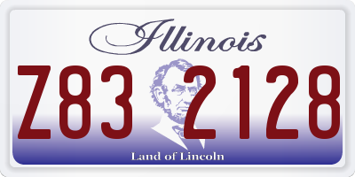IL license plate Z832128