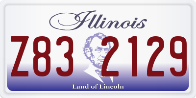 IL license plate Z832129