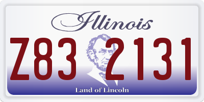 IL license plate Z832131