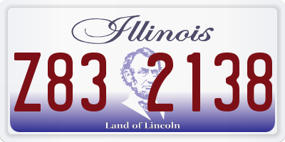 IL license plate Z832138