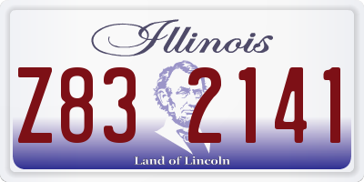 IL license plate Z832141