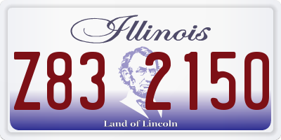 IL license plate Z832150